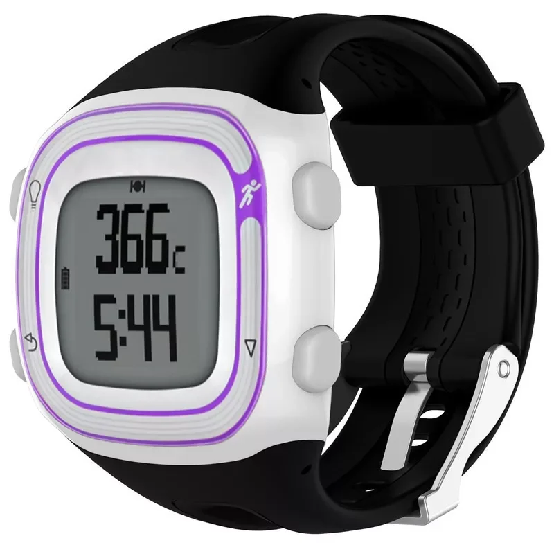 

22cm 25cm Silicone Sports Bracelet Strap for Garmin Forerunner 10 15 GPS Smartwatch Replacement Band fit for Women & Man Straps