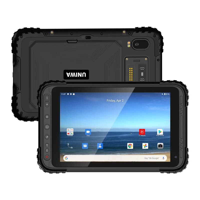 NFC Rugged Tablet PC Phone IP67 Waterproof Tablet Mobile Phone UNIWA QCOM P888 4G Network 8inch 9000mah 3GB 32GB