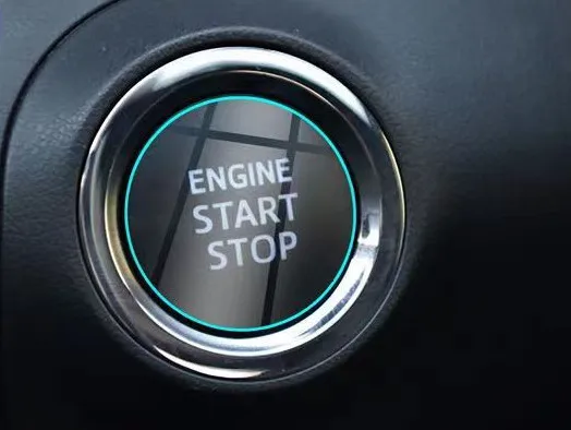 Защитная пленка для кнопки запуска и остановки автомобиля наклейка Hyundai Genesis G70 G80