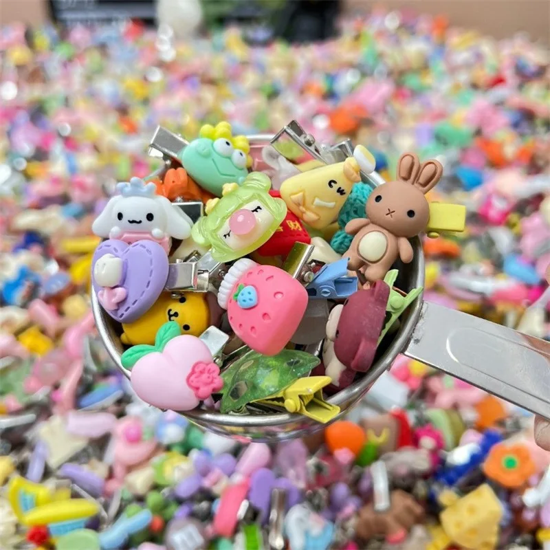 

10/20/30Pcs Girls Headwear Cute Summer Fruit Flower Small Hairpin Cartoon Duckbill Side Snap Hair Clip Children Hair Accessories