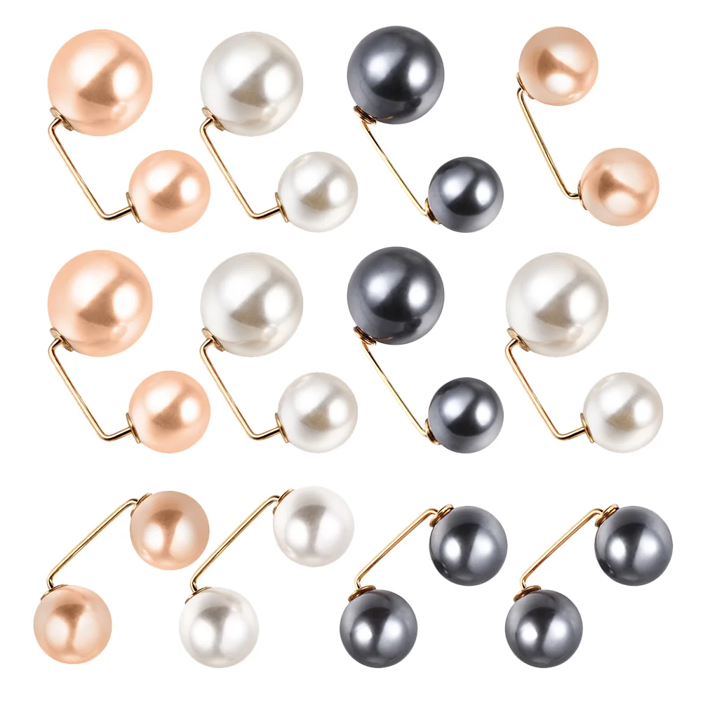 

Pearl Clips Brooch Safetypin Dress Shawl Cinchpearls Ofheavy Duty Collar Artificial Faux Scarves Clasp Clothing Dressesskirt