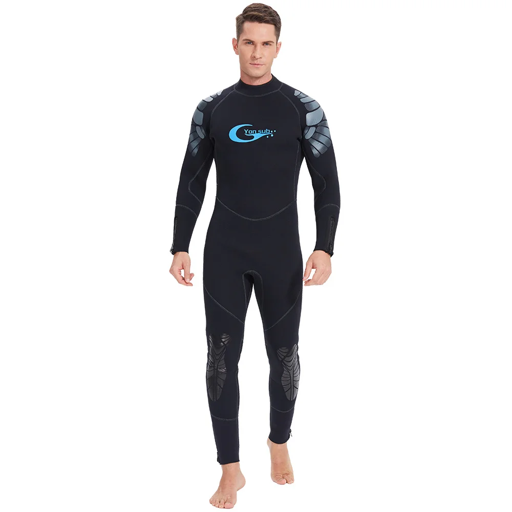 

Yonsub Neopren Scuba 5mm Man Wetsuit Surf i Łowiectwo Podwodne Polowanie Czarny Pływanie Zestaw Do Snorkelingu Garnitur Yw5001