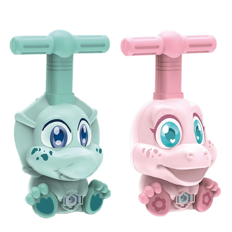

Dinosaur Power Balloon Car Creativity Puzzle Air Power Balloon Launch Tower Toy Fun Gift For Children