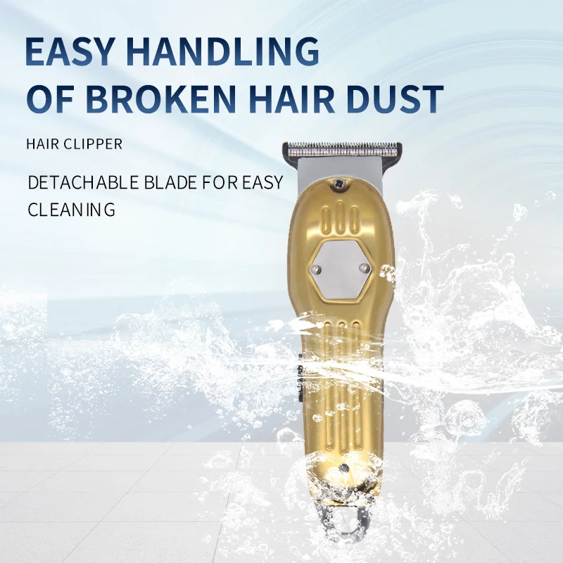 

Professional Hair Clipper Men's Barber Beard Trimmer Rechargeable Hair Cutting Machine Ceramic Blade Low Noise Adult Kid Haircut
