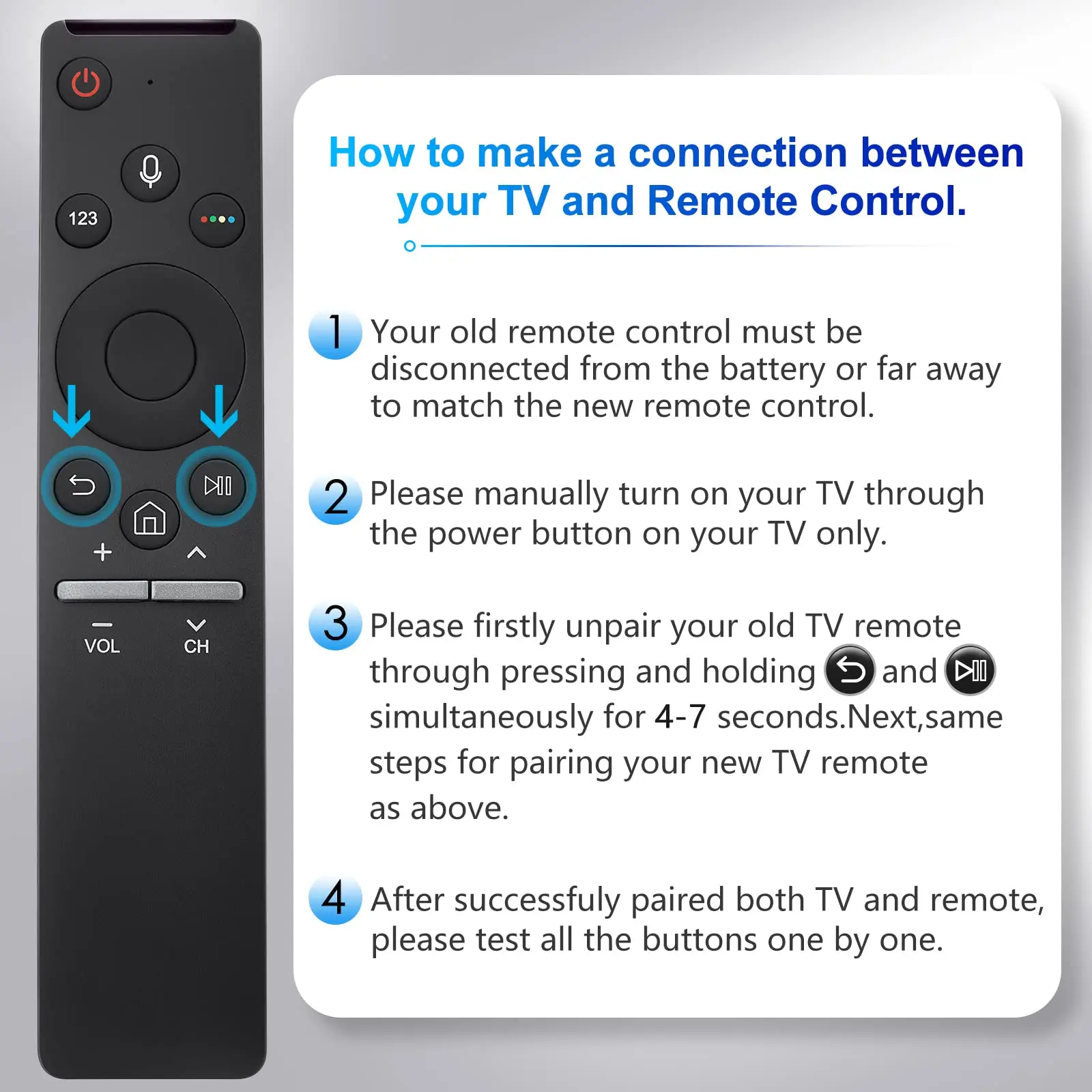 Универсальный голосовой пульт дистанционного управления для Samsung Smart TV BN59-01266A