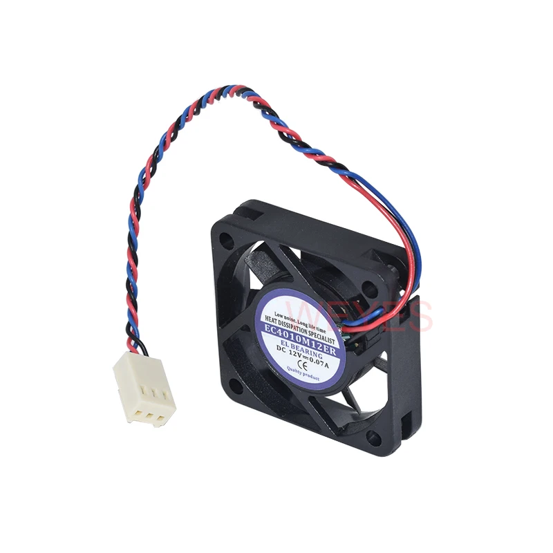 Новый квадратный охлаждающий вентилятор для EC4010M12ER DC 12 В 0.07A с 3 линиями