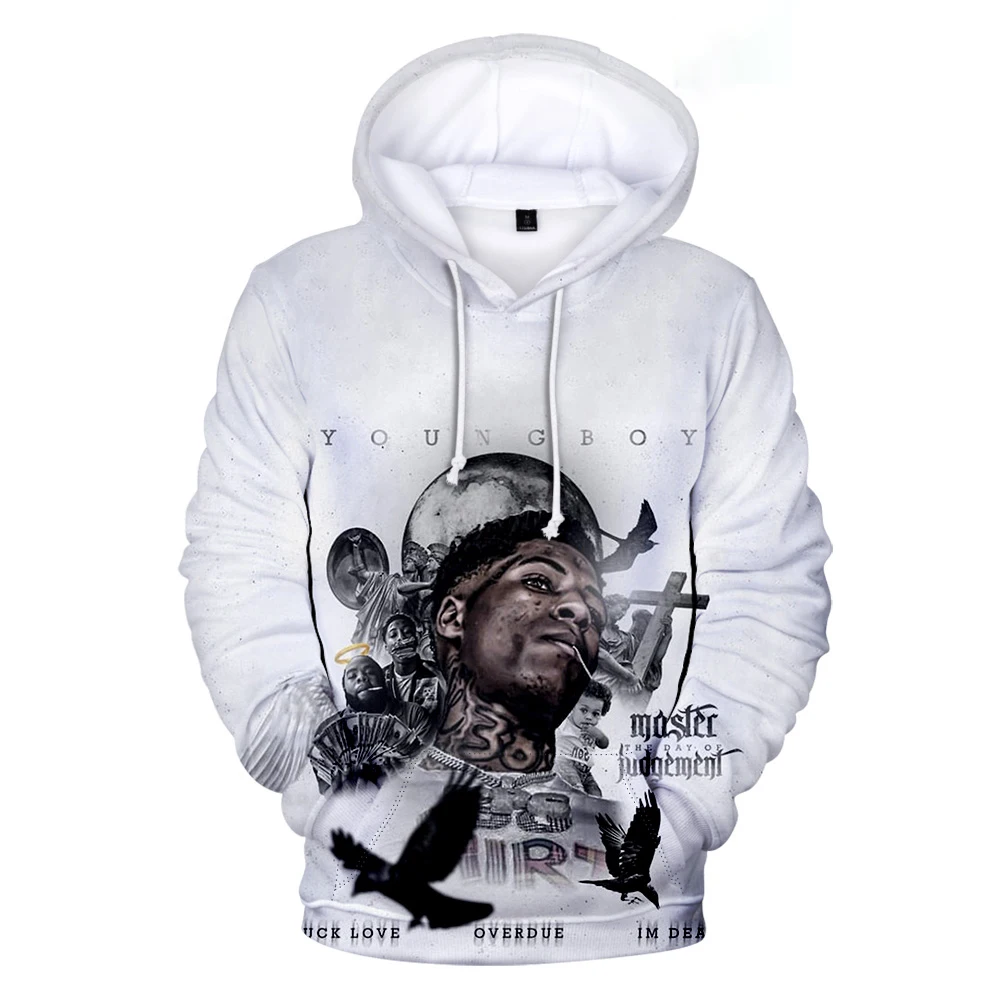 

New Hot YoungBoy Personality Hoodies Men Women Never Broke Again Clothing Mens Hoody Pullovers Fashion White Hoodie Coat Tops