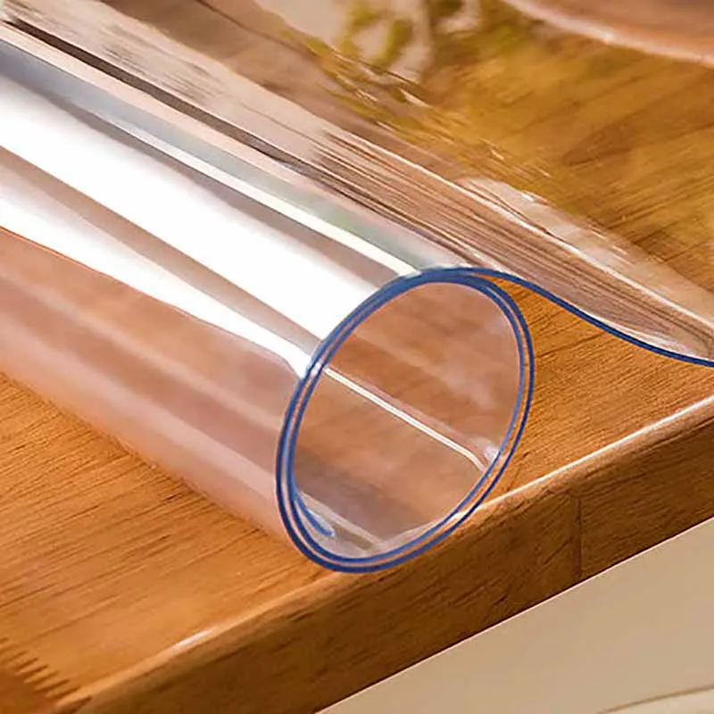 

Прозрачная пластиковая 100% водонепроницаемая скатерть, виниловая прямоугольная скатерть из ПВХ, протектор, устойчивая к протеканию жира са...