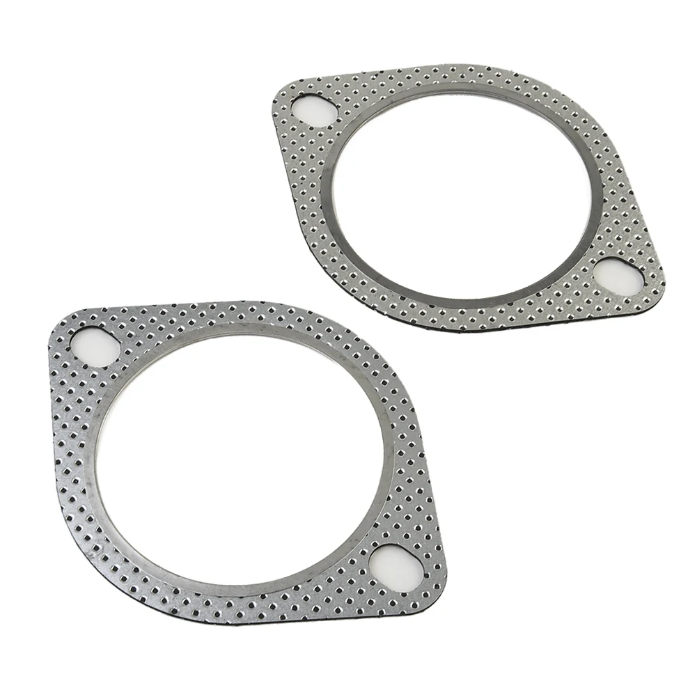 

Downpipe Flange Gasket Exhaust System Ideal Accessories Metal Multi Layer Reinforced 2 Bolt 3\\\\\\\" Inch Practical