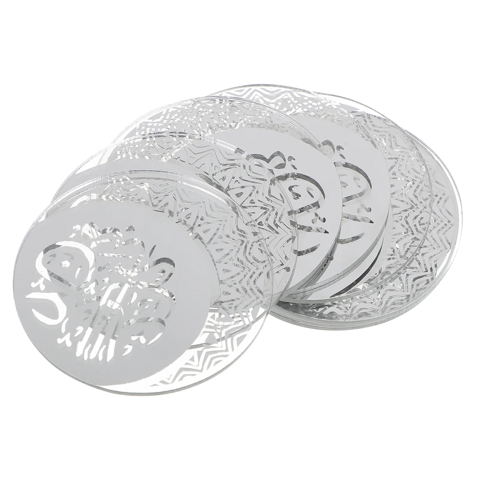 

10 Pcs Baby Decor Gift Ramadan Festival Cake Party Baking Cupcake Adorn Decorate Acrylic Adorns