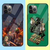 game metal slug phone case for iphone 13 12 11 pro max mini x xr xs max 8 7 6s plus se 2020 shell fundas tempered glass