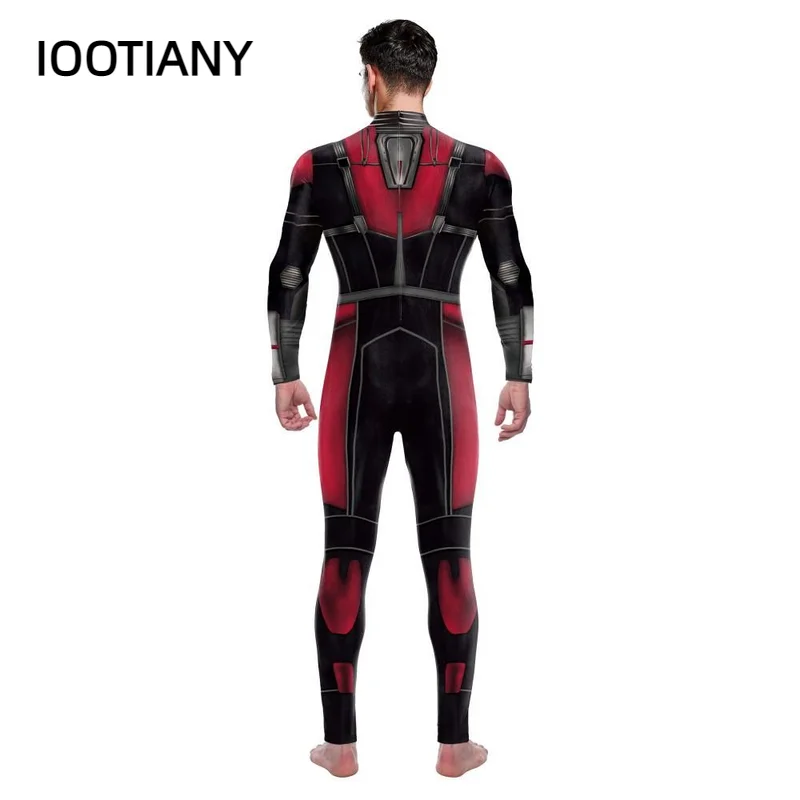 IOOTIANY Robot Cosplay Costumes Woman Men Punk Style Jumpsuits Halloween Zentai Bodysuit Sexy Carnival Role Play Party Outfit