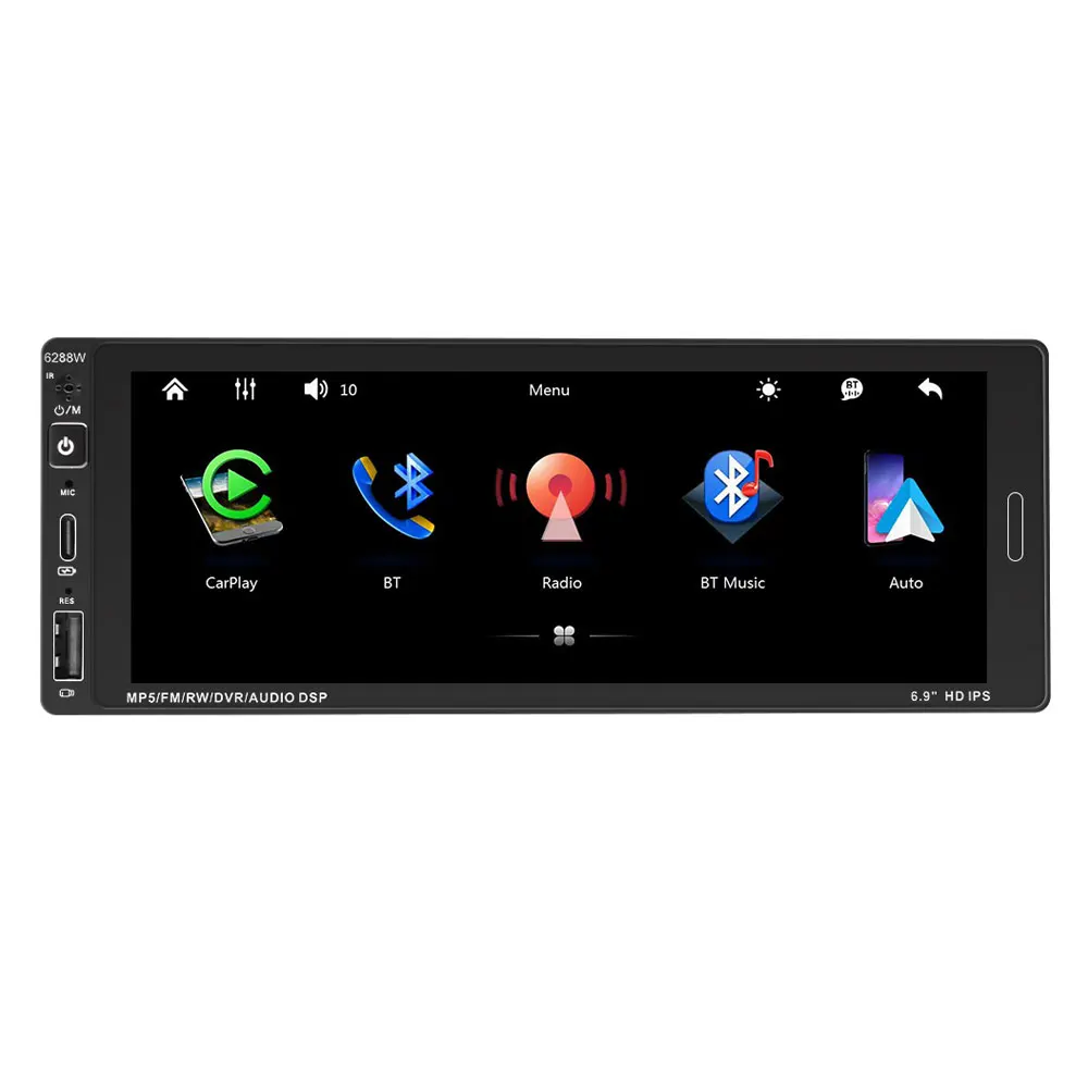 Для 6 9-дюймового одноденного универсального Android GPS DSP автомобильного DVD-плеер с