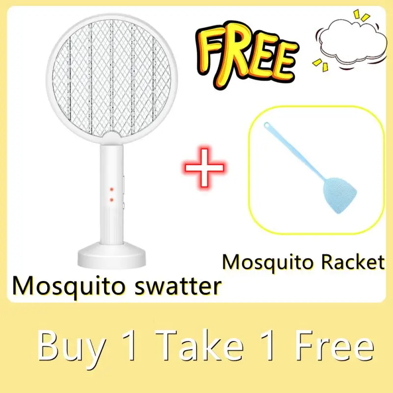 

Electric fly killer trap racket UV light USB trap outdoor mosquito killer light 3500V Pest Control Products Bug Zappers