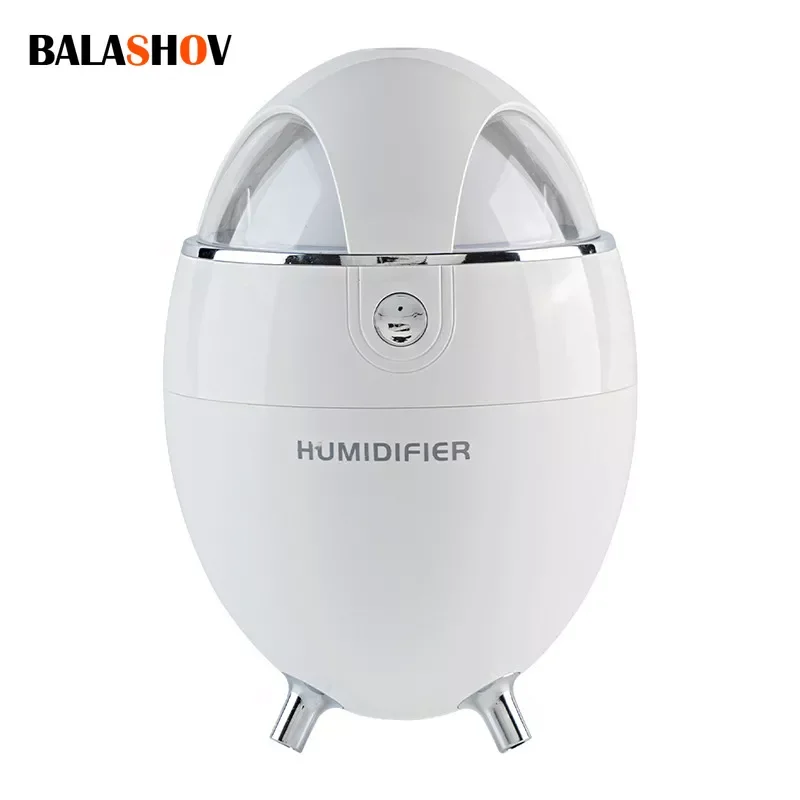 Mini Air Humidifier USB Eggshell Shape Mute Humidifiers Colorful Night Light Air Diffuser Sprayer Humididicator Foy Home