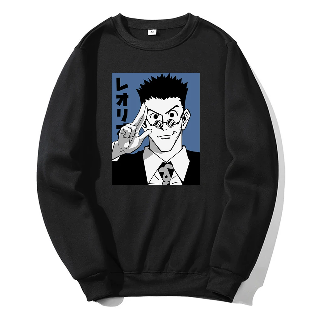 

HUNTER×HUNTER зимние мужские флисовые толстовки с принтом Толстовка Оверсайз спортивный костюм для фитнеса HxH Killua Zoldyck Gon Freecss Аниме Толстовка