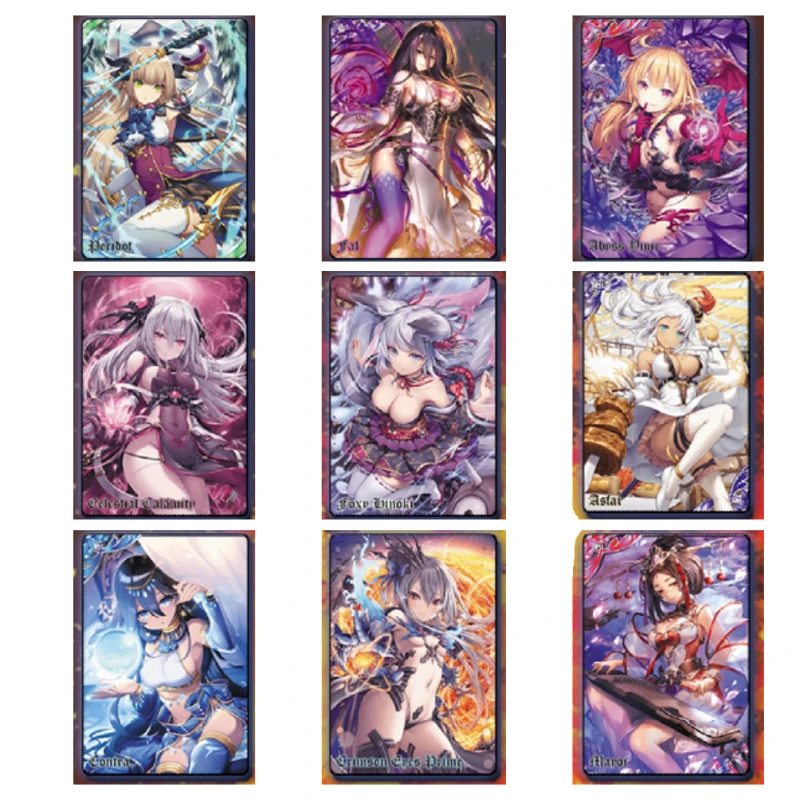 

9 шт./набор, Детские аниме-карты для девочек и мальчиков