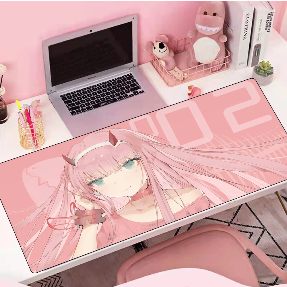 

Kawaii large mouse pad cartoon cherry girl keyboard pad girl desk pad student game console waterproof boy girl desktop mouse pad
