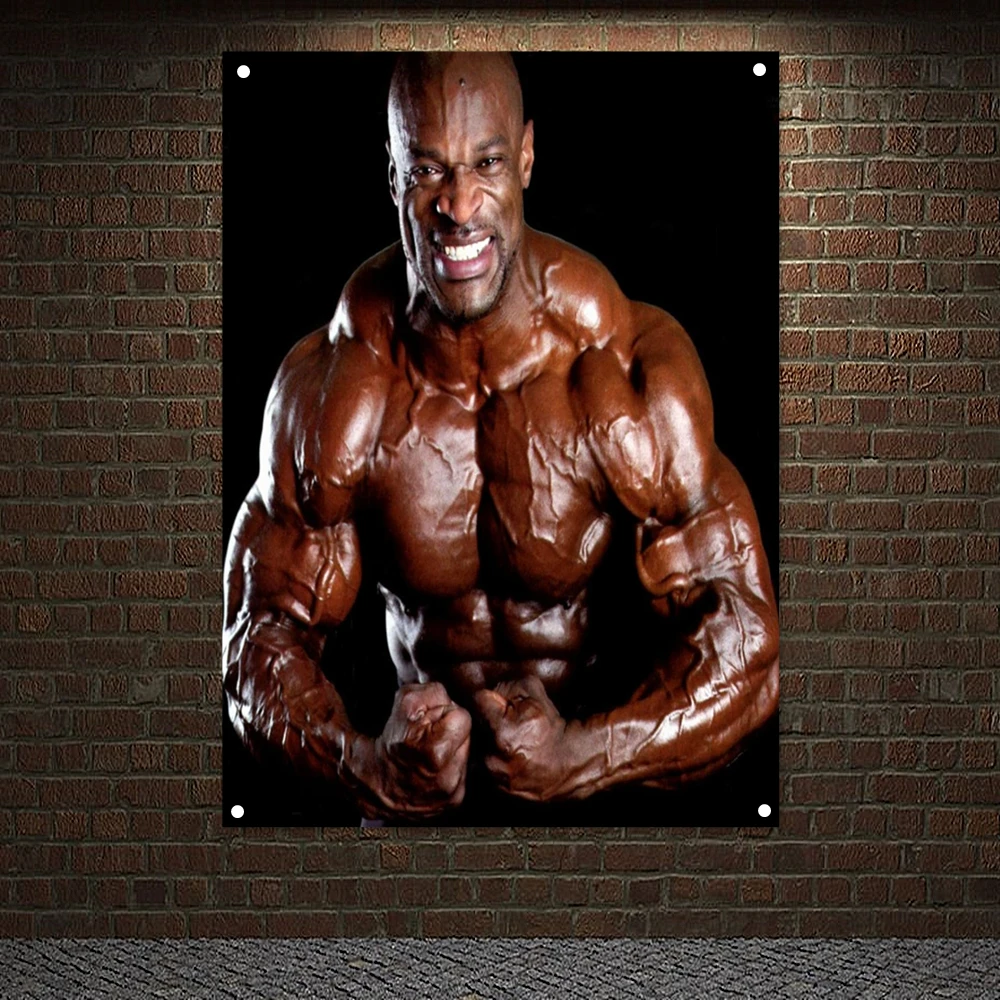 Декор для спортзала баннер упражнений настенная живопись на холсте мужское