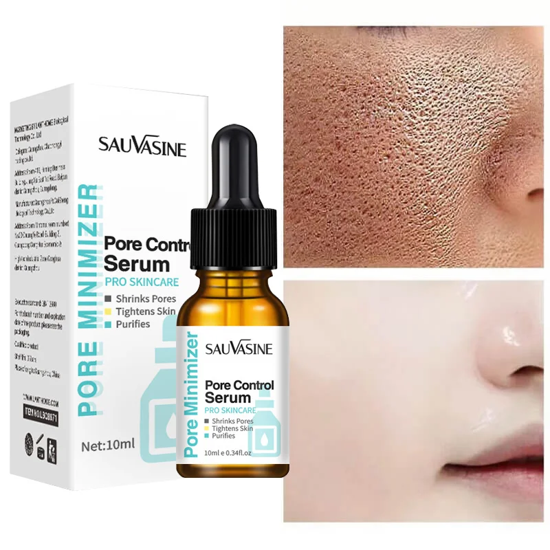 Pore Shrinking Serum Smooth Pores Anti Aging Whitening Moisturizing Deep Repair  Face Essence Oil-Control Hydrating Skin Care