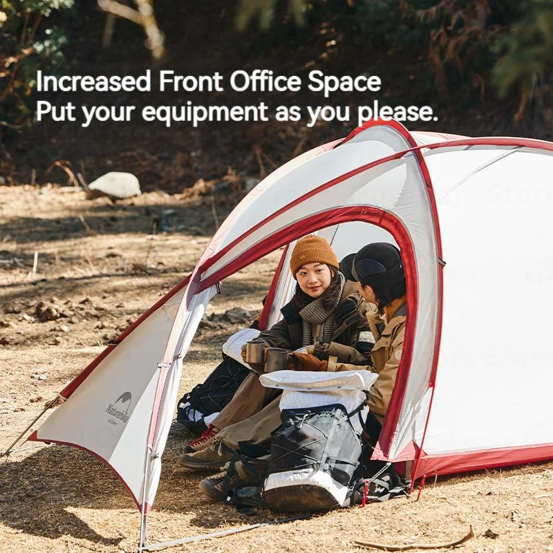 Naturehike Hiby Сверхлегкая палатка для кемпинга на 3-4 человека уличная нейлоновая