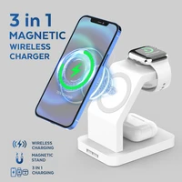 3 in 1 qi wireless charger stand for iphone 13pro 12 11 xr 8 apple watch fast charging dock station for airpods pro iwatch 7 6