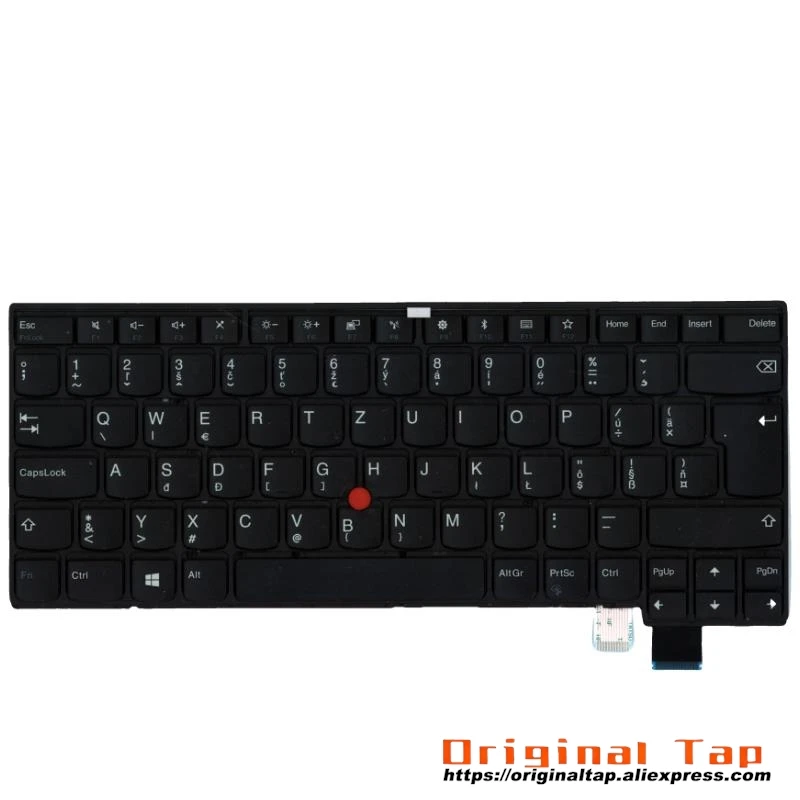 Клавиатура SK Slovakian для Lenovo Thinkpad 13 2-го поколения 2 T470s 01EN624 01EN665