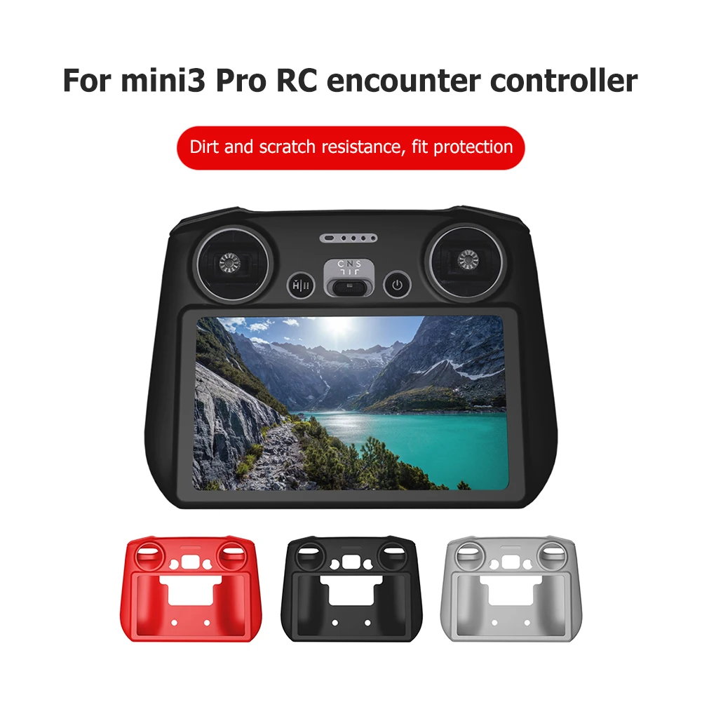 

for DJI Mini 3 Pro Silicone Case Cover Remote Controller Protective Case Sleeve Anti-Scratch DJI RC Accessories
