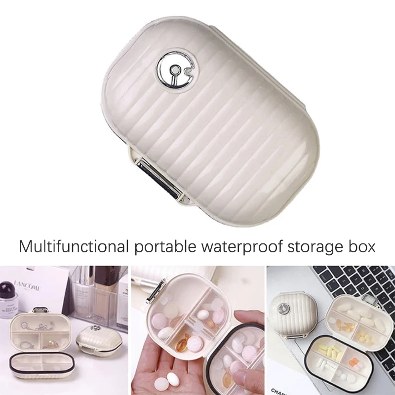 

Multifunctional Portable Sub-Packing Box,Waterproof sealed storage box, Daily Pill Organizer, Outdoor Travel Pill