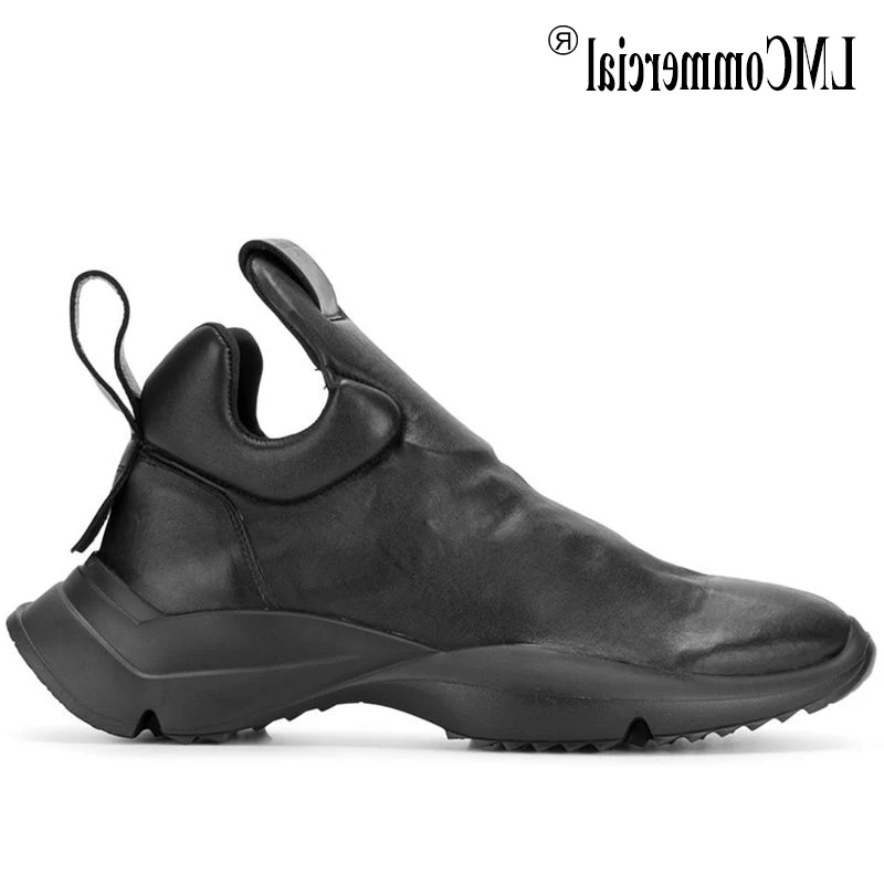 

Мужские высокие повседневные ботинки из натуральной кожи, осенние ботинки челси из бычьей кожи, мужские ботинки