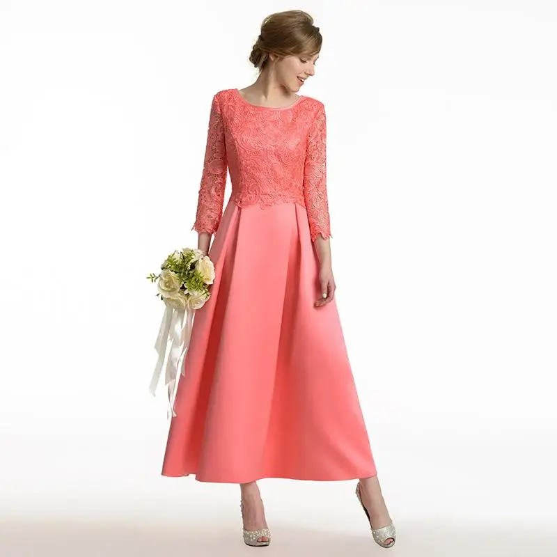 

vestiti donna eleganti per cerimonie 2018 vestido de festa longo A Line Cheap Wedding Gust Maid of Honor Gown Bridesmaid Dresses