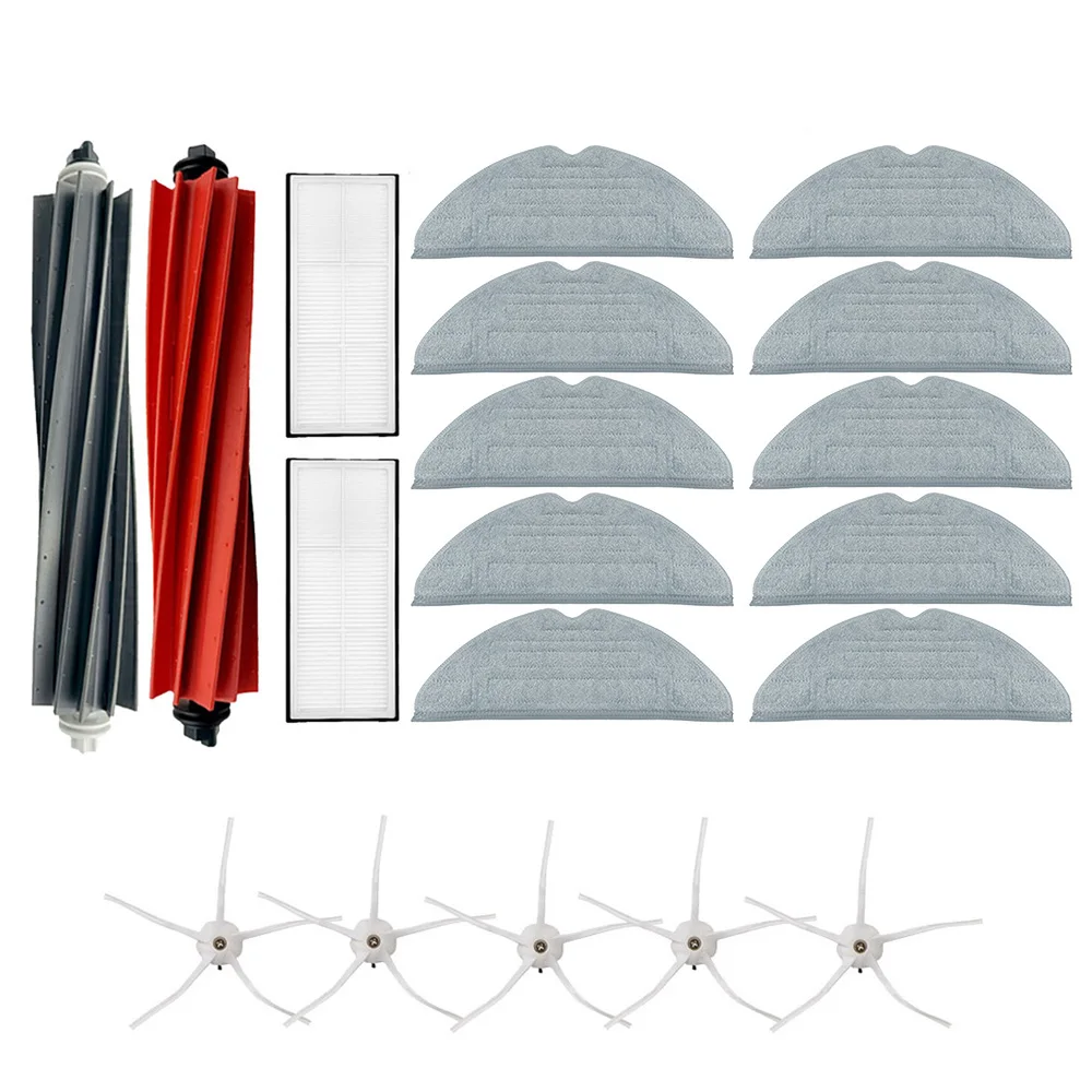 

Main Brush Filter Mop Dust Bag Compatible with Roborock S8 S8 PLUS S8+ S8 Pro Ultra G20 Side Brush Robot Vacuum Cleaner Part