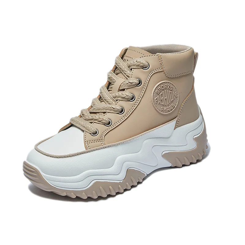 

2023 Autumn Winter High Top Women Platform Shoes Fashion Casual Increase Sports Sneakers Female Increase Designer Zapatos Mujer