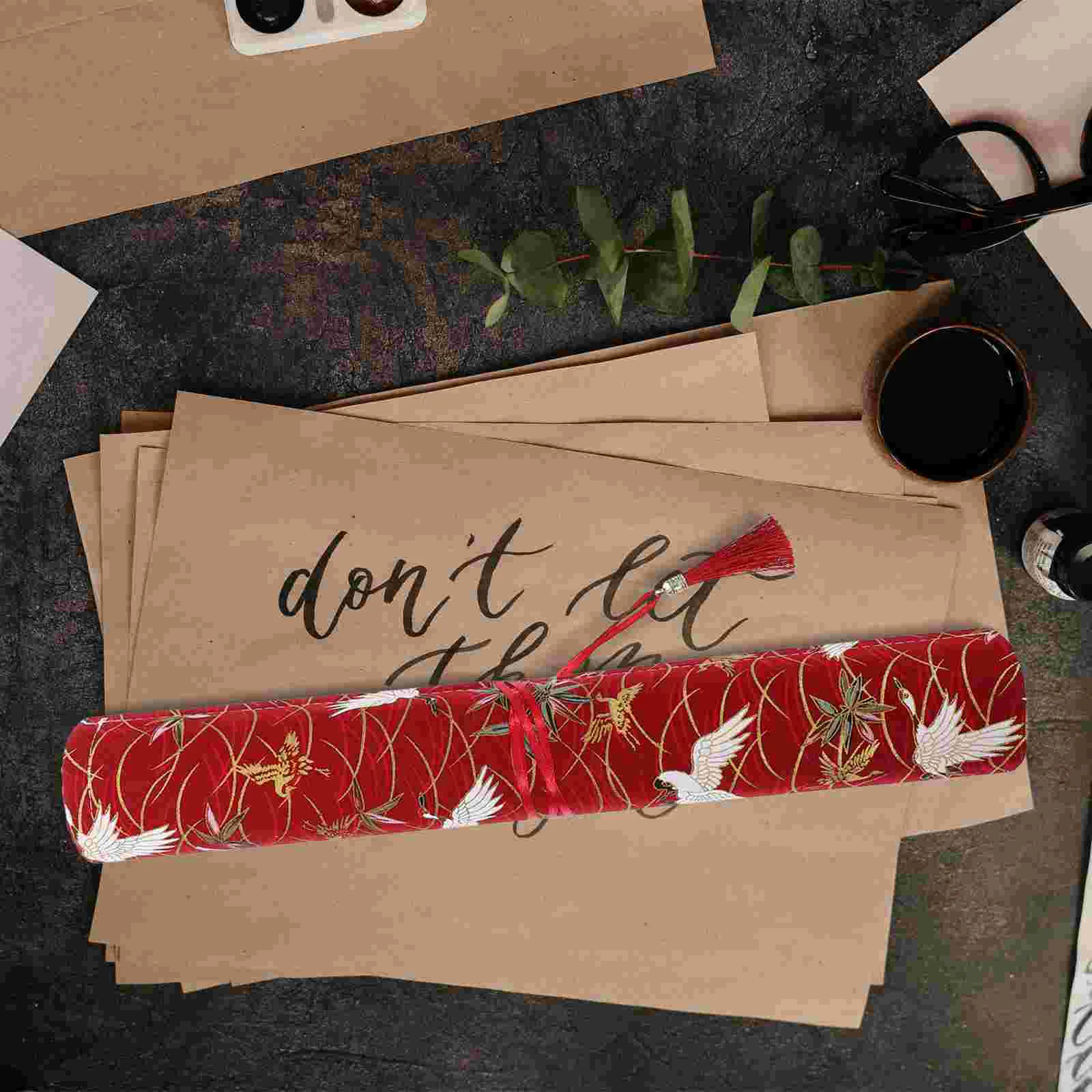 

Канцелярские сумки, занавески, рисунки, искусственное бамбуковое хранилище, карандаши для рисования для студентов