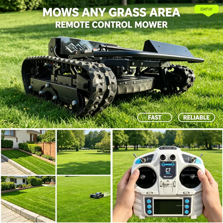 Фото Заводская цена SDLOT: беспроводная газонокосилка с GPS, сертифицированная CE EPA EURO5, коммерческое оборудование для парков. №4