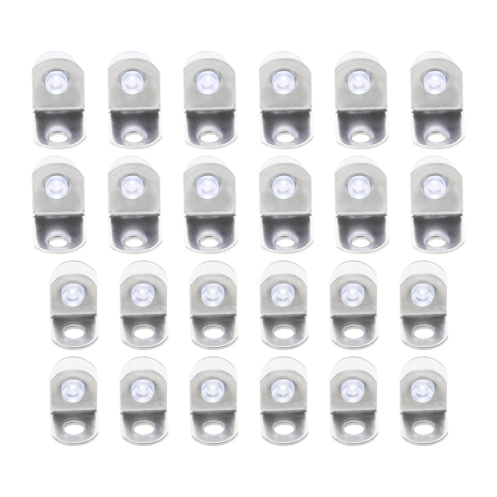 12pcs/lot Shelf Brackets with Suction Cups Stainless Steel 14/18mm Glass Wood Board Support Wall Mounted Stud Peg Holder Pin |
