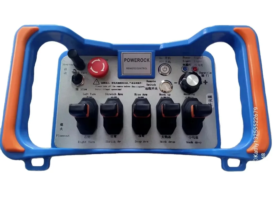 Yantai Baicai 5 двигателей беспроводной автокран пропорциональный пульт