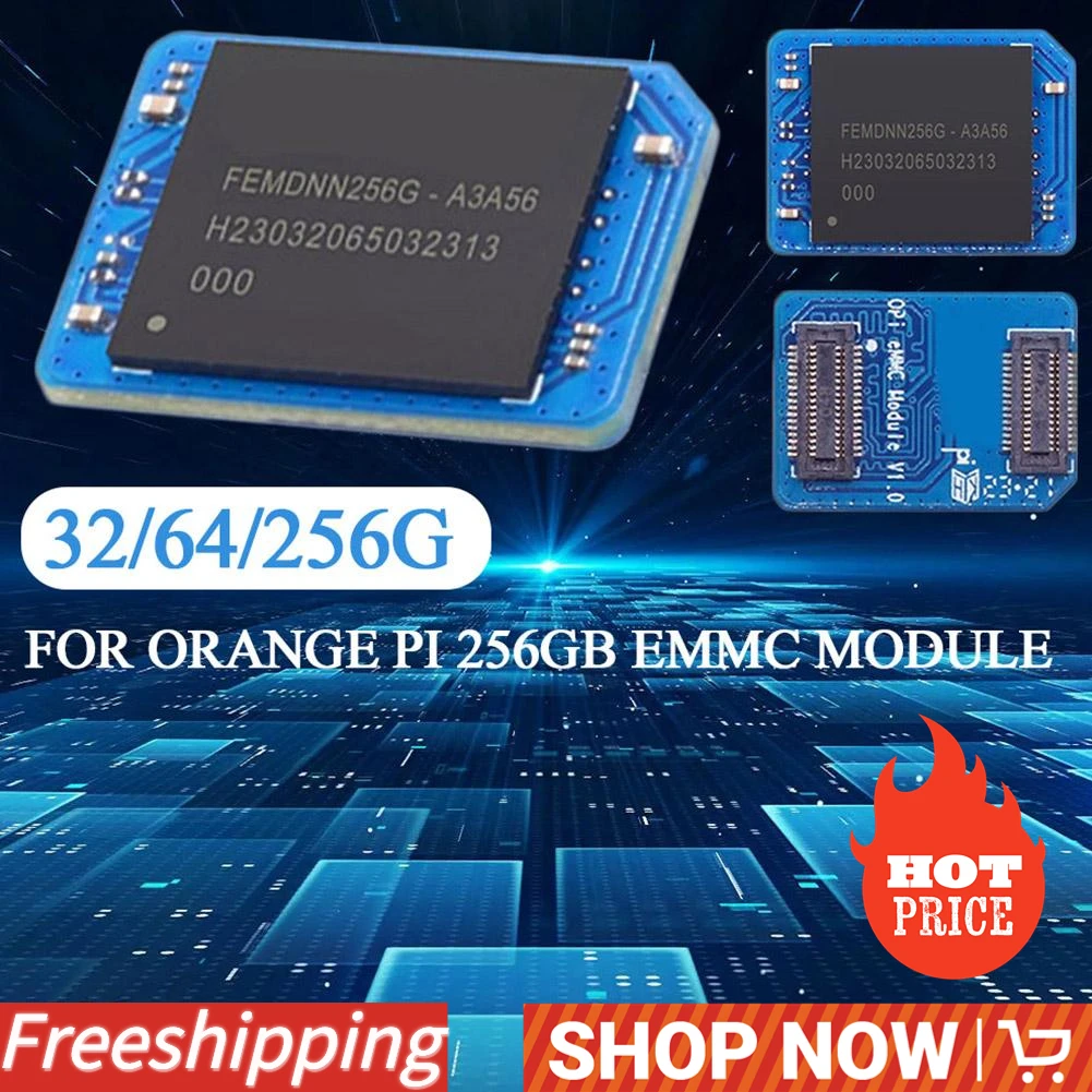 

EMMC Module Power Outage Protection For Orange PI 5 Plus 32GB 64GB 256GB Board With Fast Read And Write Speeds Development