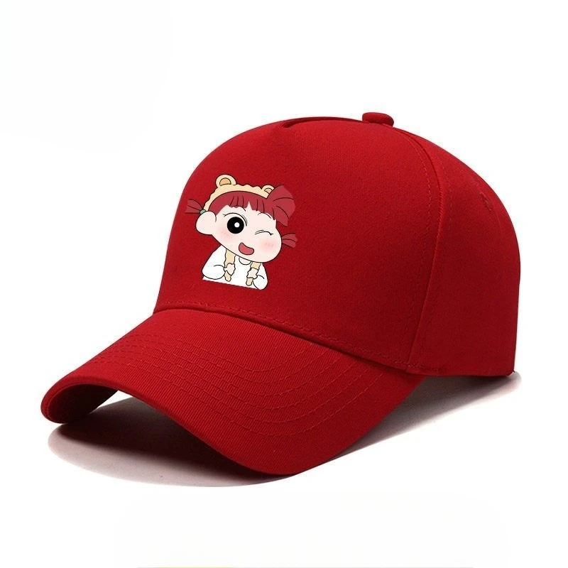 Фото Модная бейсболка Crayon Shin-chan Boochan Sakurada Nene для мальчиков и девочек, стильная солнцезащитная кепка с защитой от солнца. №5