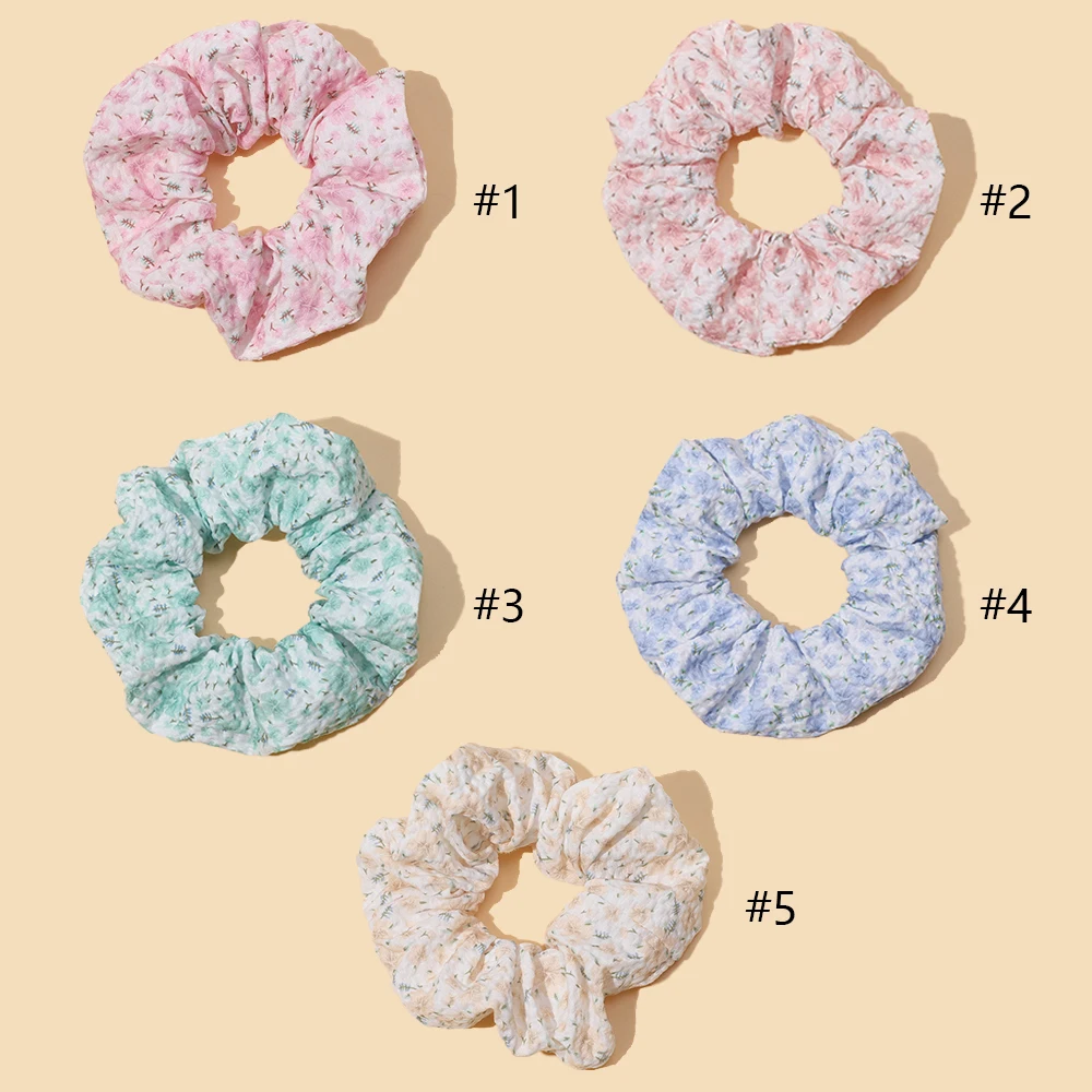 Женские резинки для волос в стиле принцессы с принтом девочек цветами Детские