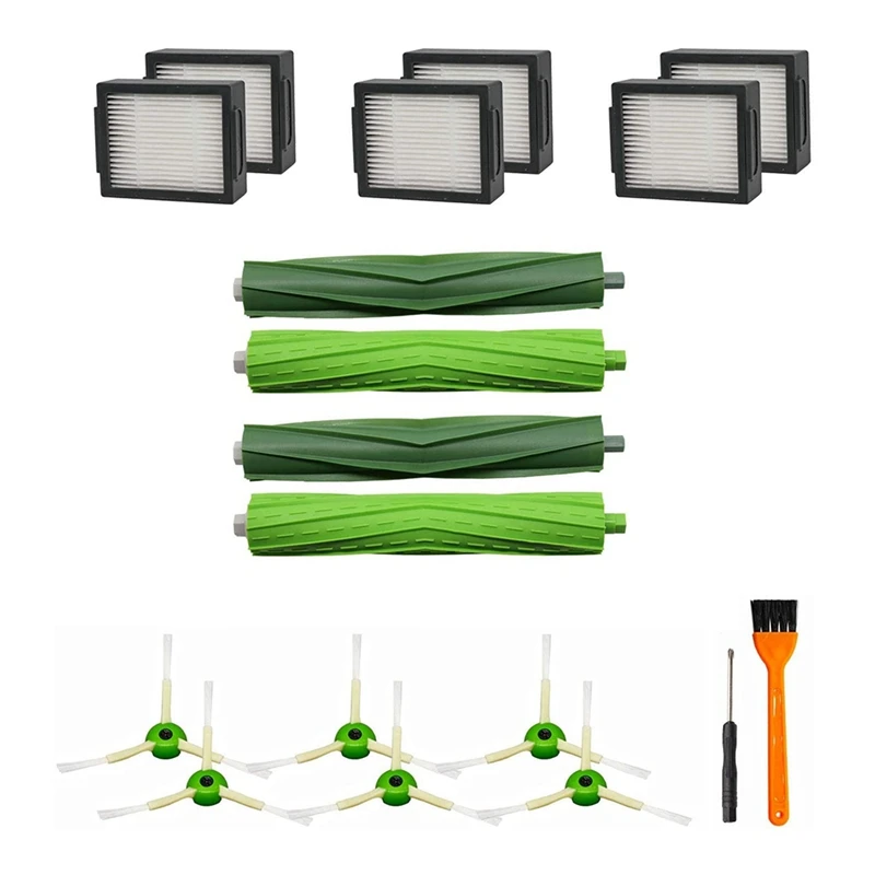 

Replacement Roller Brush Side Brushes HEPA Filters For Irobot Roomba I7 I7+ I3 E5 E6 Robot Vacuum Cleaner Accessories