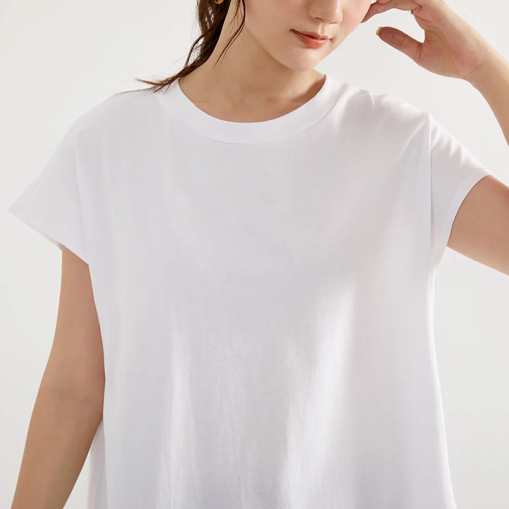 Футболка с коротким рукавом 2022 летняя простая стандартная женская футболка