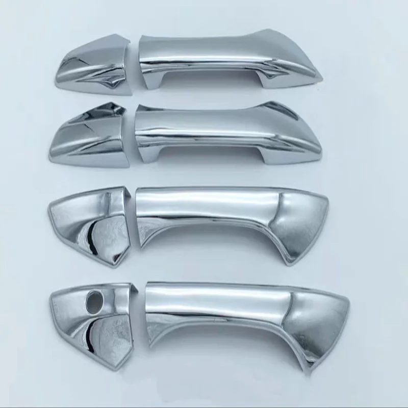 

For Honda For Accord 2008 2009 2010 2011 2012 1set ABS Silver Chrome Outer Door Handles Cover Frame Trim Sticker Pull Doorknob