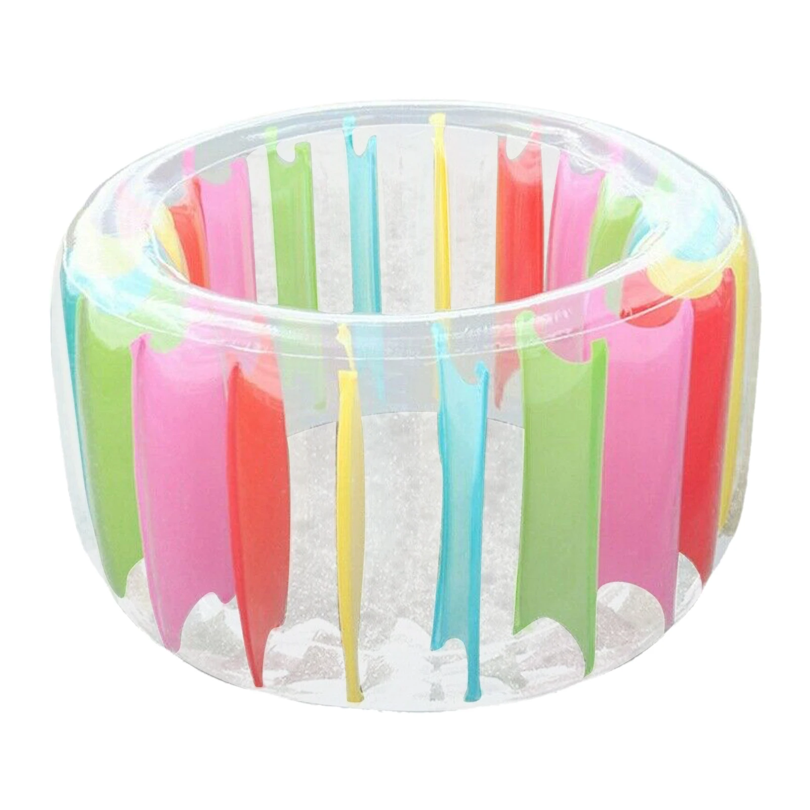 

Playing Swimming Pool Inflatable Roller Toy PVC Floating Garden Children Adult Thickened Party Summer Rainbow Water Sports