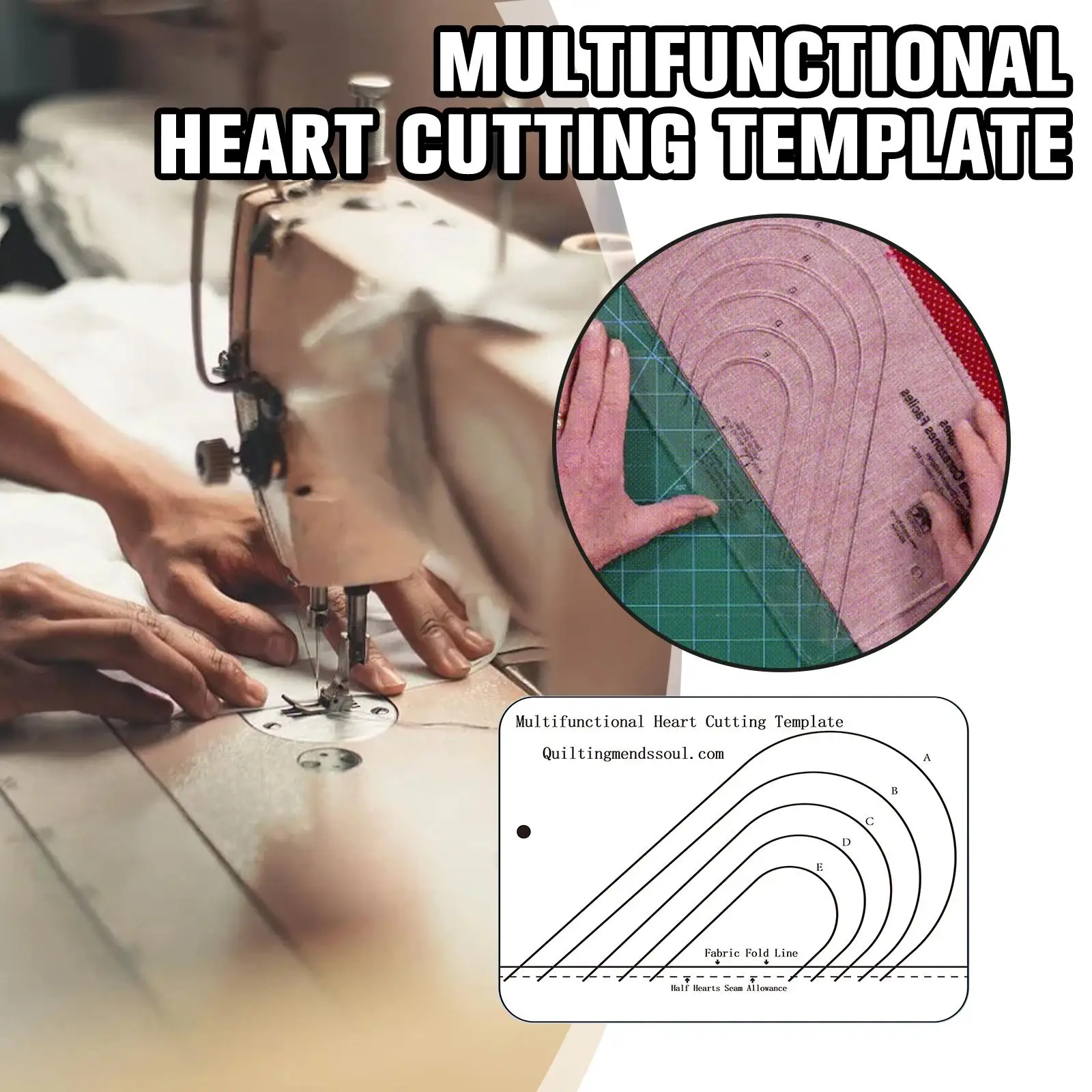 Стёганые простые прижмные сердца искусственные акриловые шаблоны лоскутное