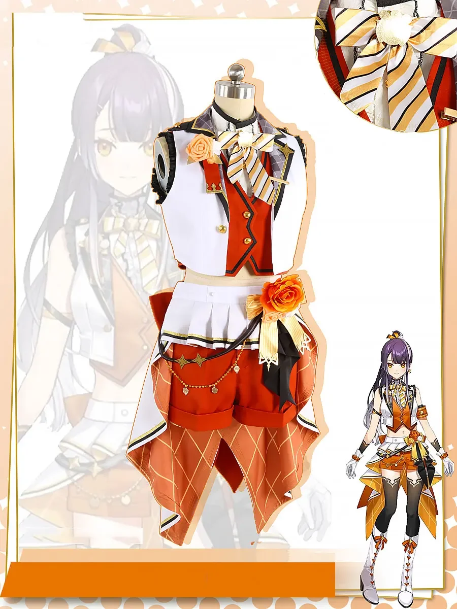 Женский костюм для косплея Umise Yotsuha женское милое танцевальное платье Хэллоуина