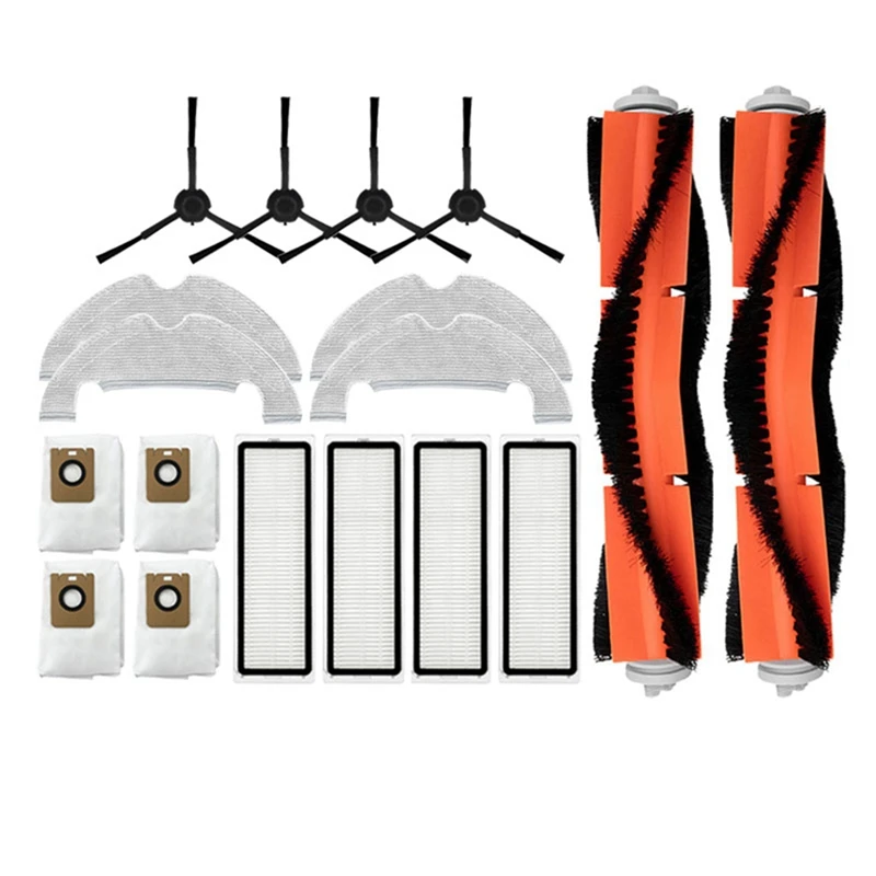 

Аксессуары для робота, основная боковая щетка, фильтр НЕРА, Швабра, мешки для пыли для робота-пылесоса Xiaomi Mi 2 Ultra STYTJ05ZHM