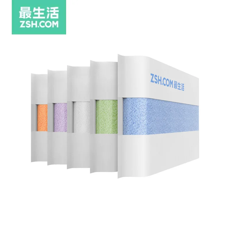 

ZSH Polyegiene Antibacterical Towel Young Series 100% Cotton 5 Colors Highly Absorbent Bath 34*34cm Face Hand Beach Bath Towel