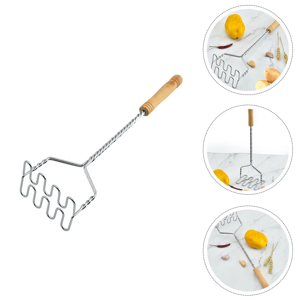 

Masher Potato Ricer Bean Vegetable Metal Fruit Manual Kitchen Hand Press Tool Smashing Handheld Mashed Steel Presser Stainless
