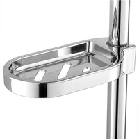 222425mm abs soap dishadjustable shower rail slide soap platessoap holder for bathroom shower and kitchen sink